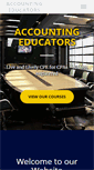 Mobile Screenshot of accountingeducators.net