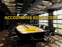 Tablet Screenshot of accountingeducators.net